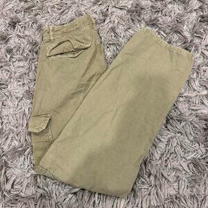 Zara green cargo pants size 4